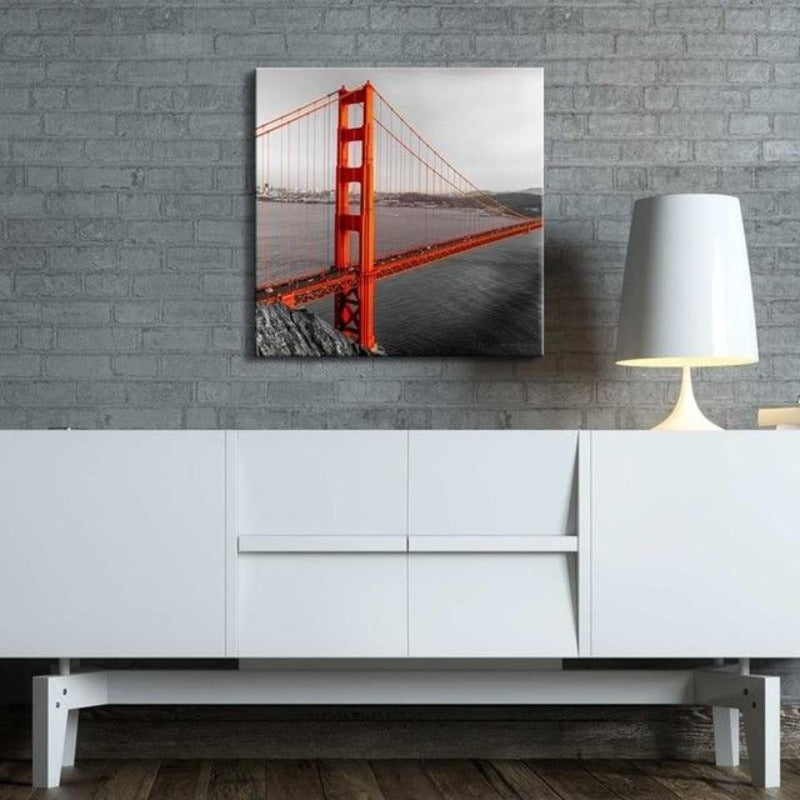 Golden Gate Bridge - Canvas Wall Art Painting | Bowlift