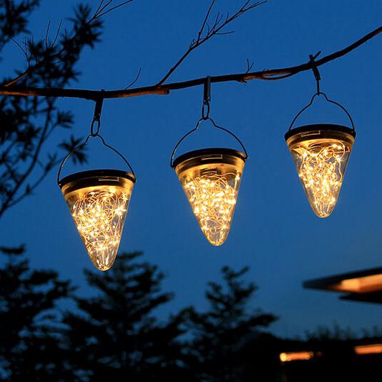 BowLift | Solar Cone Shaped Outdoor Waterproof Decorative Garden Light