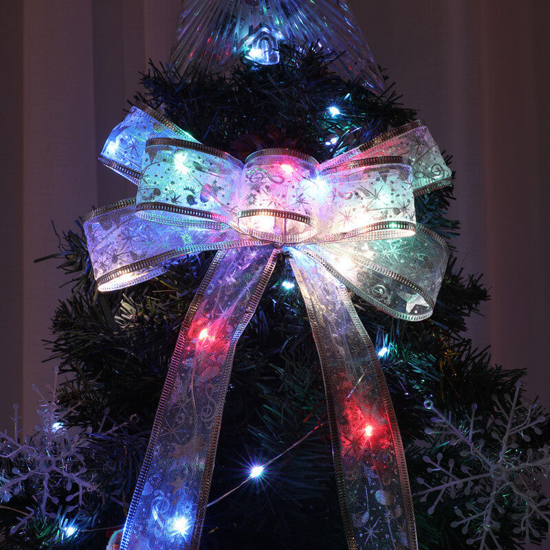 BowLift | Christmas Tree Decoration Ribbon Gift LED String Lights