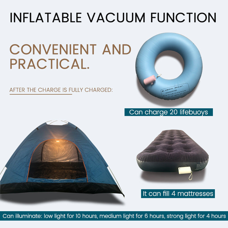 BowLift | Portable Air Pump + Camping Light