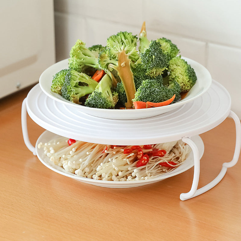 Multifunctional Microwave Heating Tiered Tray Rack | Bowlift