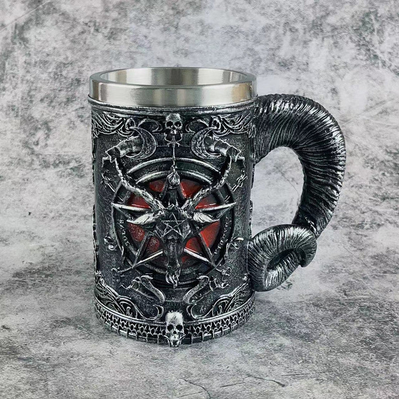 Creative Stainless Steel Medieval Mug Tankard for Beer Coffee | Bowlift