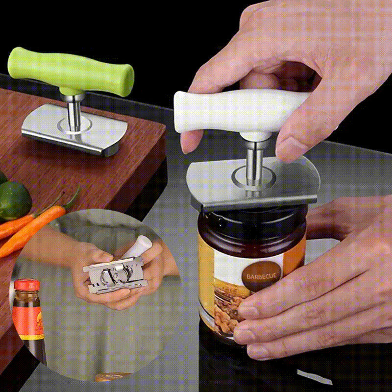 Size-adjustable can opener made of stainless steel | Bowlift