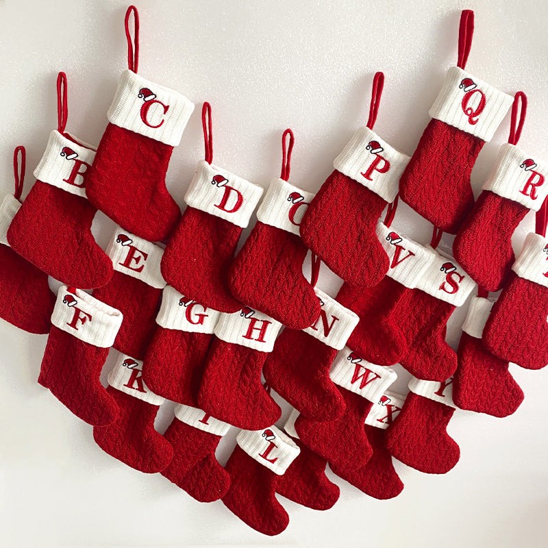 BowLift | Christmas Letter Knit Stocking