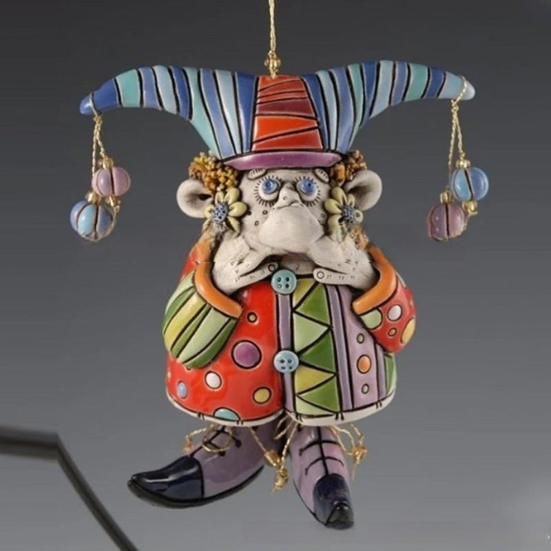 BowLift | Resin Wind Chime Clown Decoration