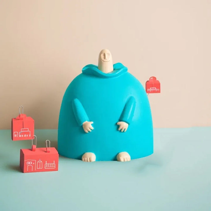 BowLift | Small Blue Middle Finger Ornament