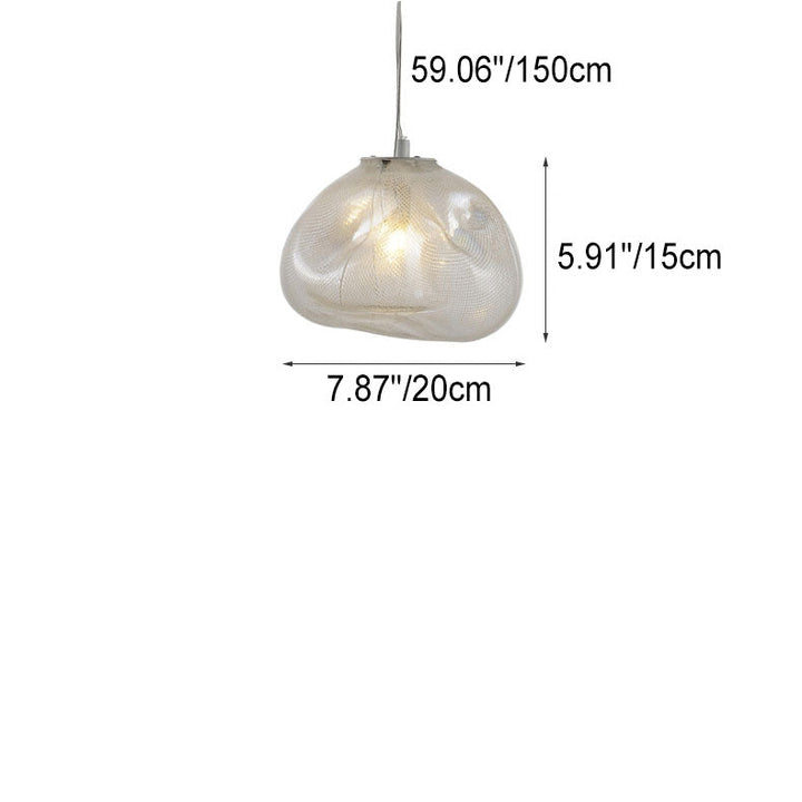 BowLift | CloudNova Glass Pendant Light | Modern Design | Unique Cloud Look | Ambient Lighting