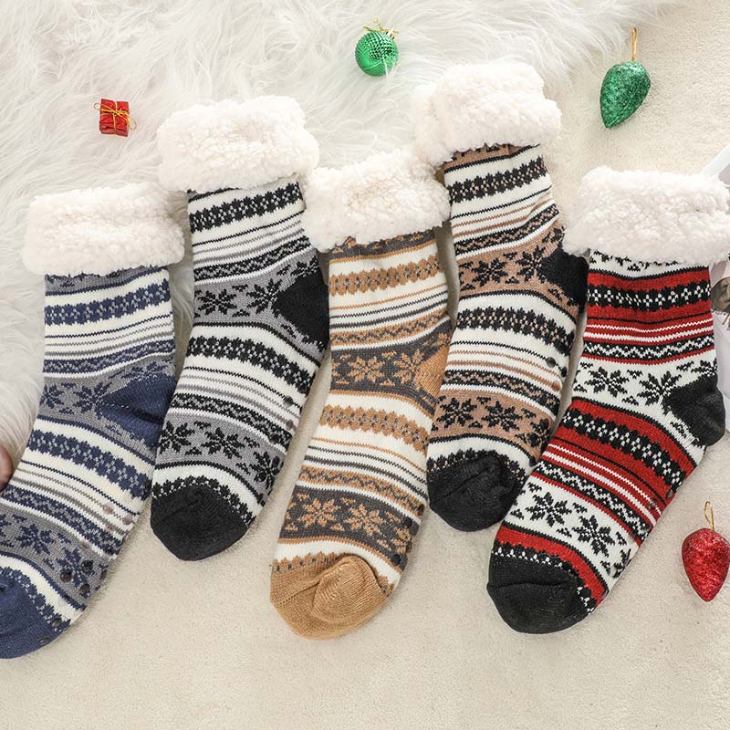 BowLift | Snowflake Ultra-thick  Slipper Home Socks