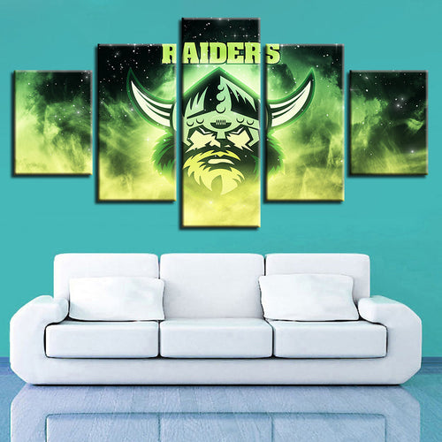 Glowering Raiders 5 Piece - Canvas Wall Art Painting | Bowlift