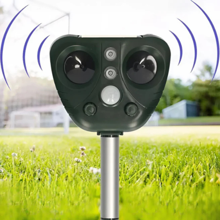 BowLift | Repeller Solar Ultrasonic Bird Repeller Outdoor Waterproof Yard
