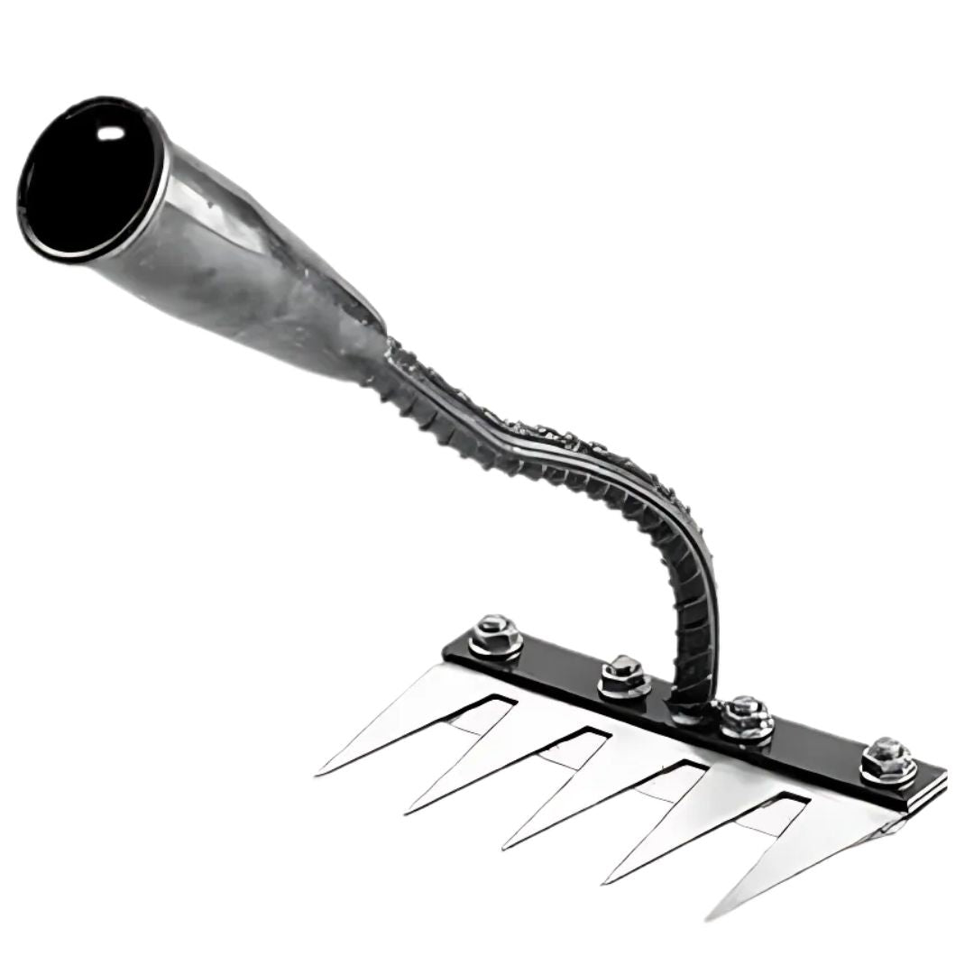 BowLift | Weeding Rake | Ultra-Durable Steel Teeth & Ergonomic Handle for Effortless Garden Maintenance