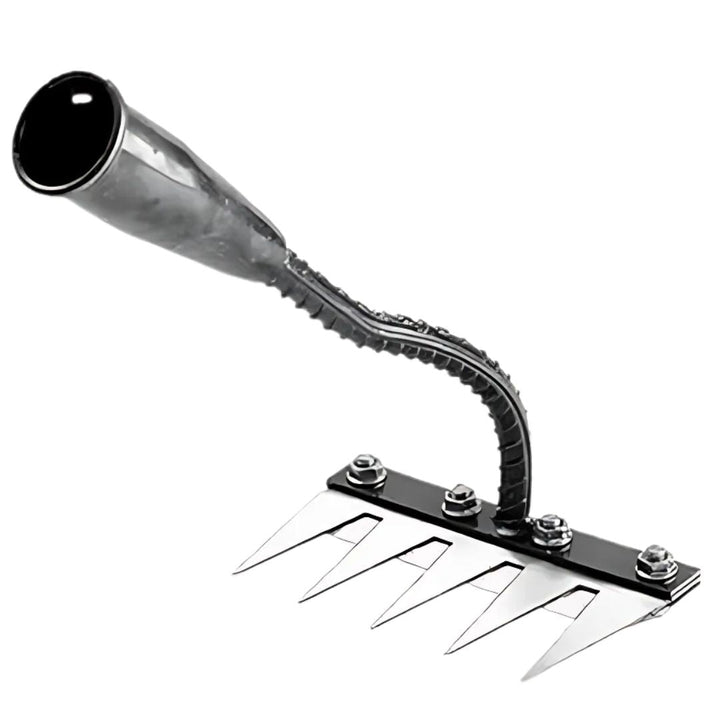 BowLift | Weeding Rake | Ultra-Durable Steel Teeth & Ergonomic Handle for Effortless Garden Maintenance