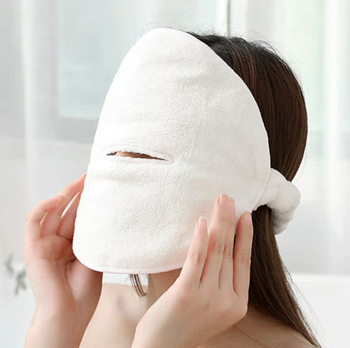 Moisturizing facial towel made of coral velours | Bowlift