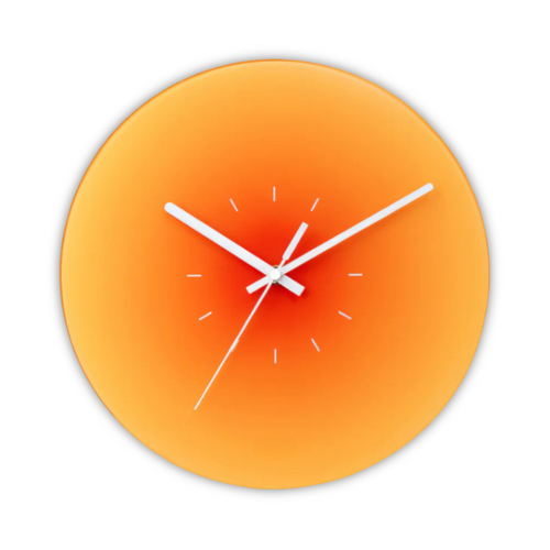 BowLift | Decorative Glass Clock for Modern Interiors