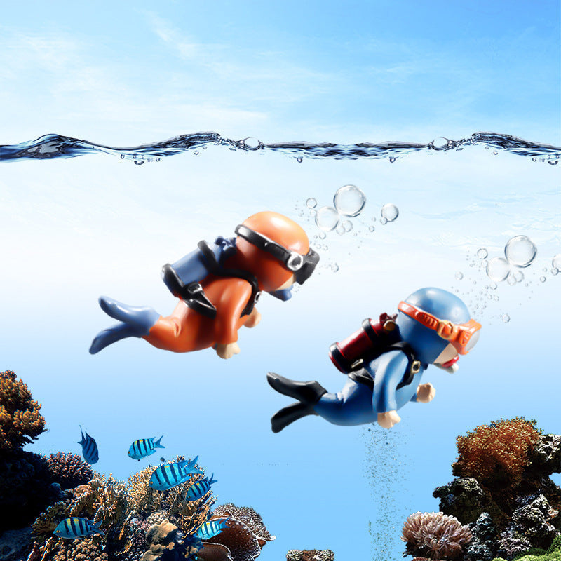 BowLift | Lovely Diver Aquarium Fish Tank Decorations