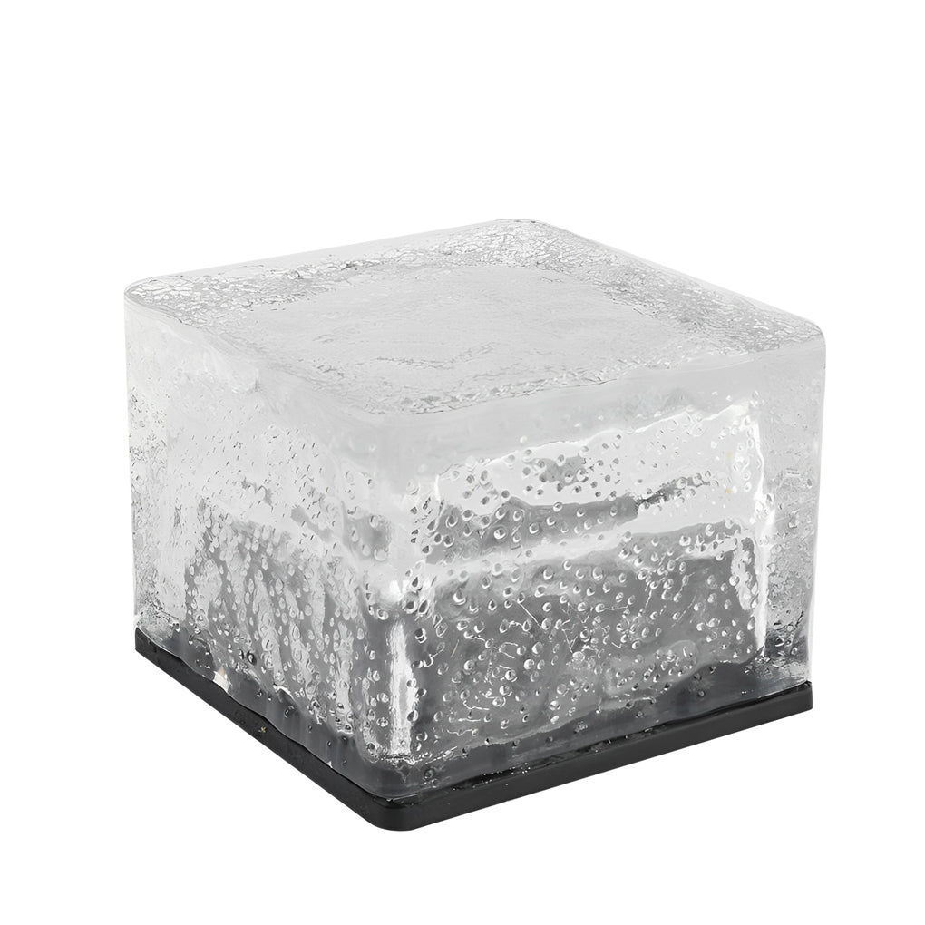 Square Creative Ice Bowliftock LED Waterproof Smart Solar Outdoor Lighting | Bowlift