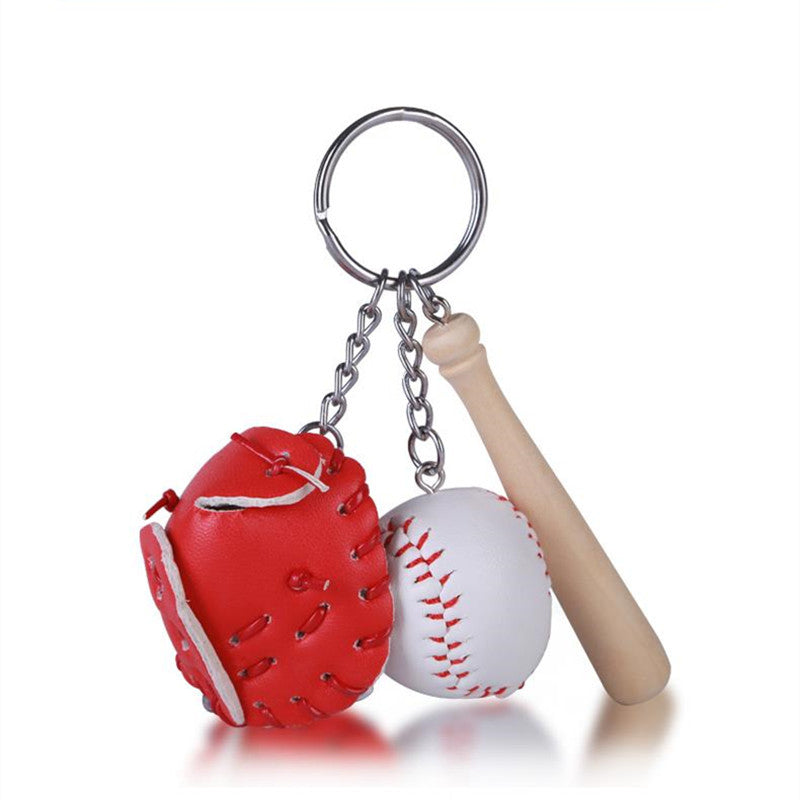BowLift | Mini Baseball Glove Set Charm Keychain