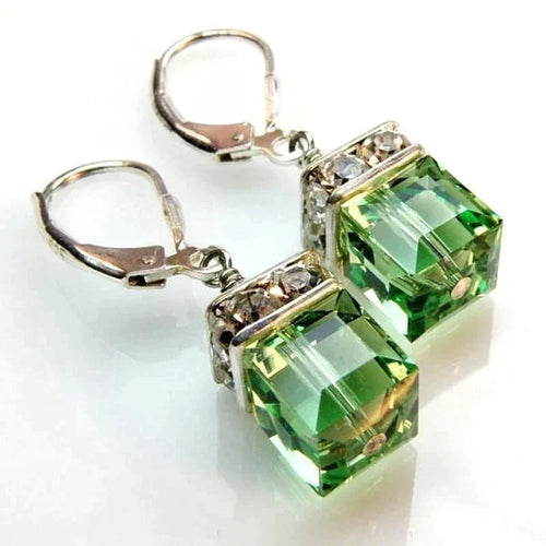 Seductive Green Peridot Earrings | Radiant Earrings for an Enchanting Look! Bowlift