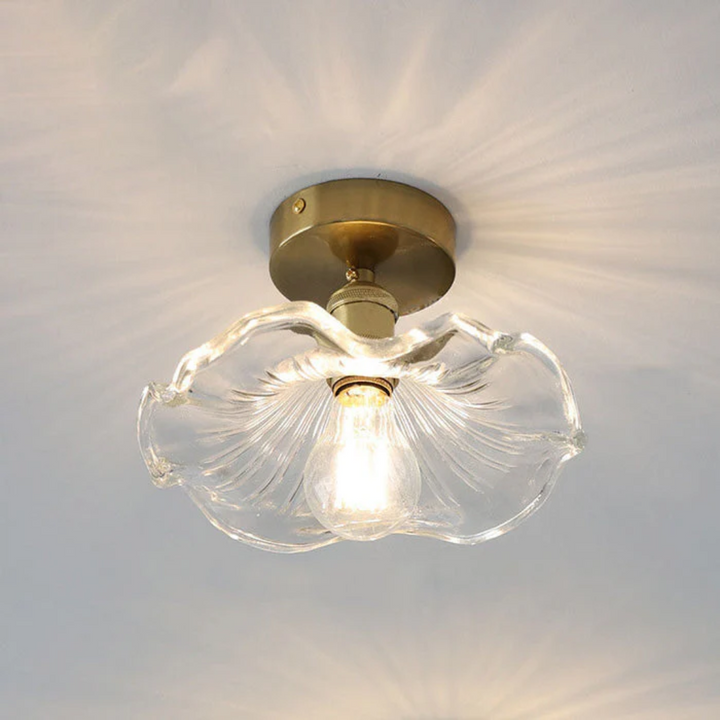 BowLift | Glass Hibiscus Ceiling Lamp