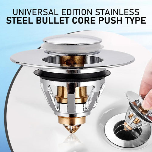 Universal Stainless Steel Pop-up Drain Filter | Bowlift