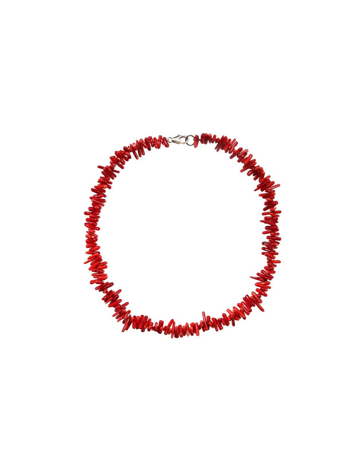 Vibrant Red Coral Necklace | Perfect Eye-Catcher for Your Style Bowlift