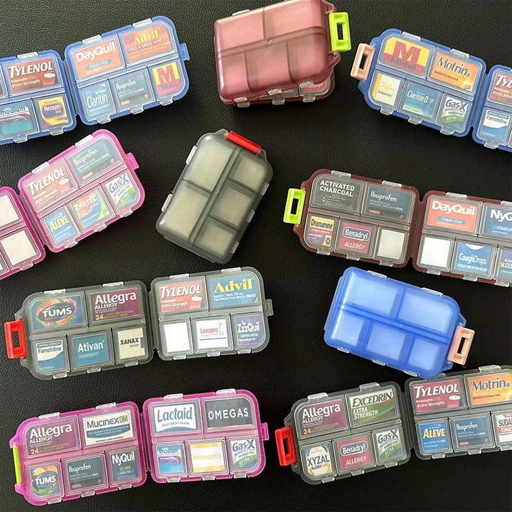 BowLift | Portable Pill Organizer with Labels