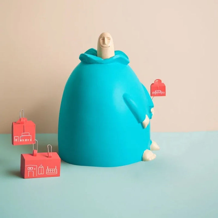 BowLift | Small Blue Middle Finger Ornament