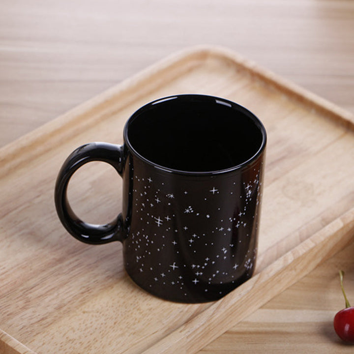 Heat-sensitive temperature-change Starry Mug | Bowlift