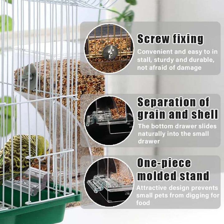 BowLift | Automatic No-Spill Transparent Bird Feeder