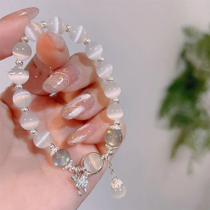 BowLift | Imitation Cat's Eye Crystal Butterfly Bracelet