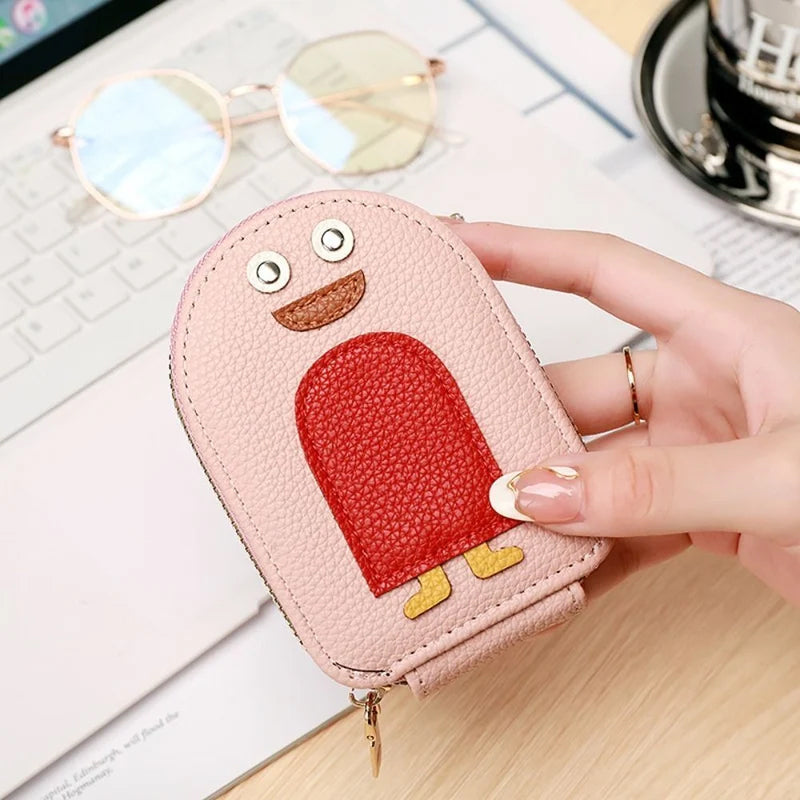 BowLift | Cute Penguins PU Credit Card Coin Purse