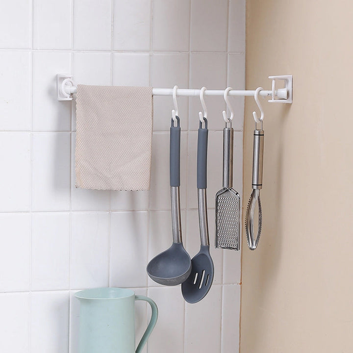 Nail-free Adjustable Rod Bracket Holders(2 pcs) | Bowlift