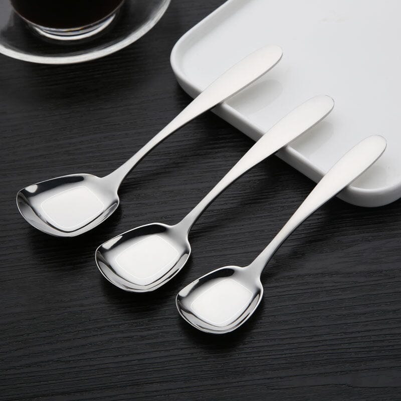 Square Head Stainless Steel Spoons | Bowlift