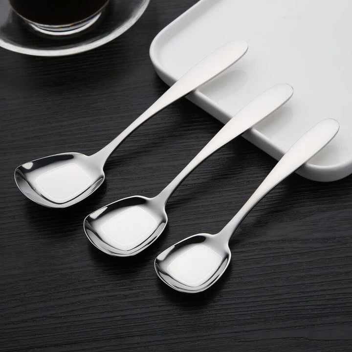 Square Head Stainless Steel Spoons | Bowlift