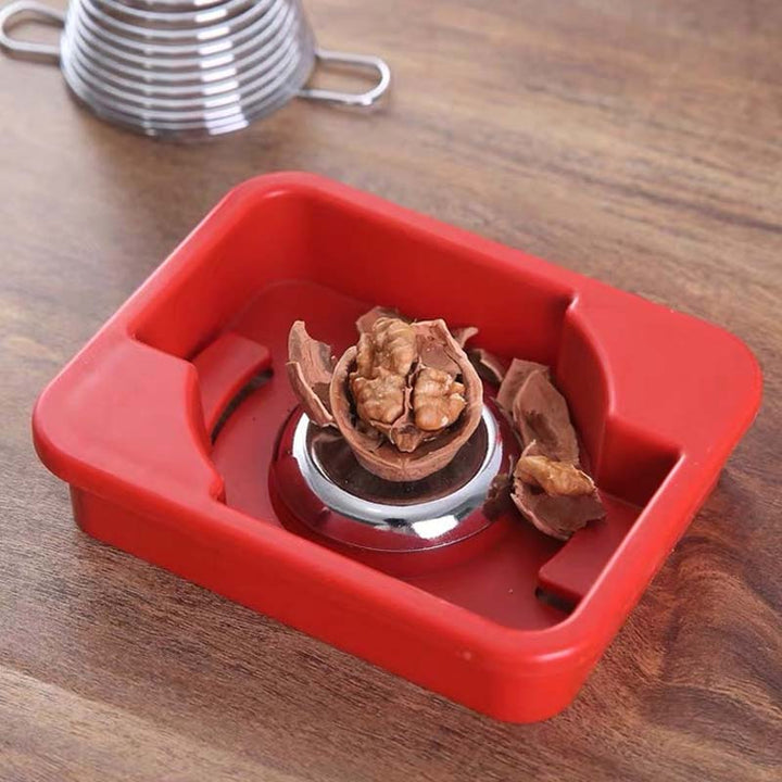 BowLift | Stainless Steel Spring Walnut Opener