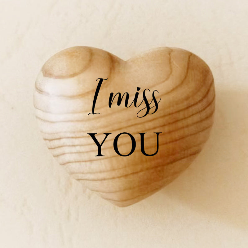 BowLift | Small Pocket Hug Wooden Heart Token