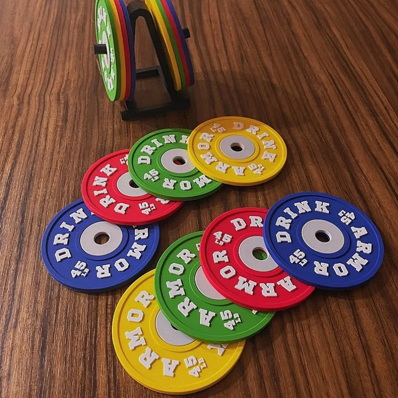 Weight Plate Coaster Set of 4 | Bowlift