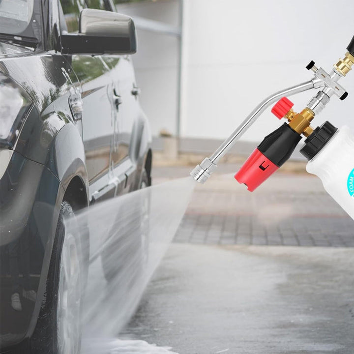 Car wash facility water gun adapter | Bowlift