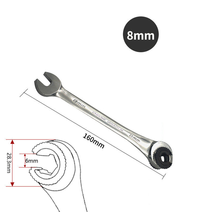 Ratcheting wrench | Bowlift
