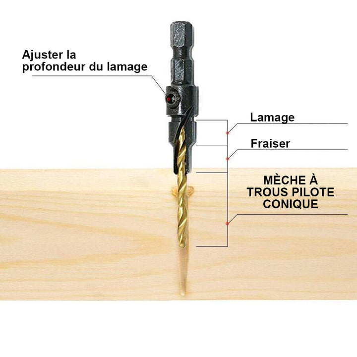 Hollow cut for wood processing (5 pieces) | Bowlift