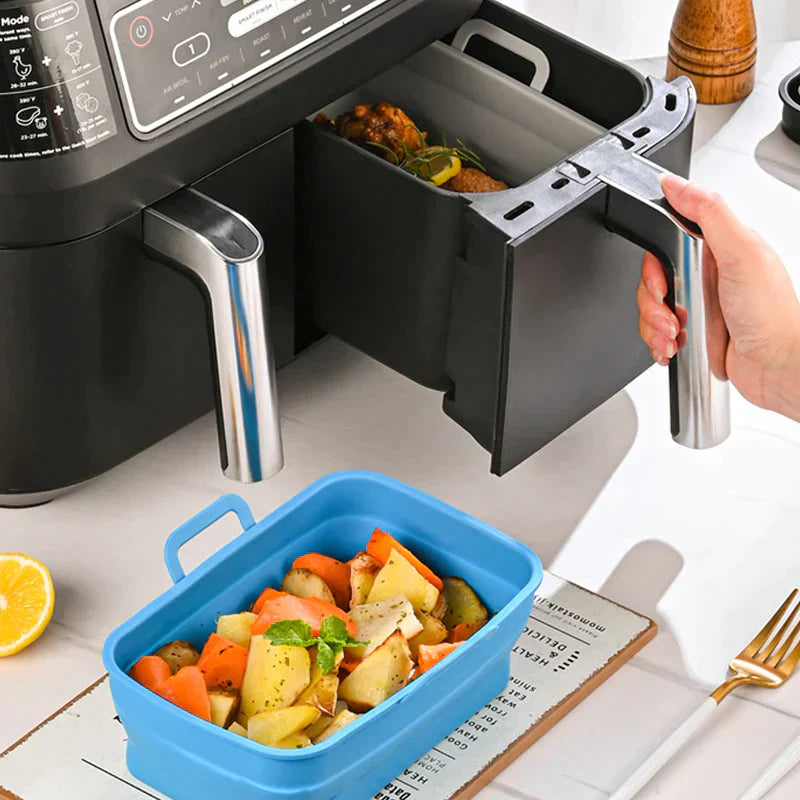 Foldable Air Fryer Silicone Baking Tray | Bowlift