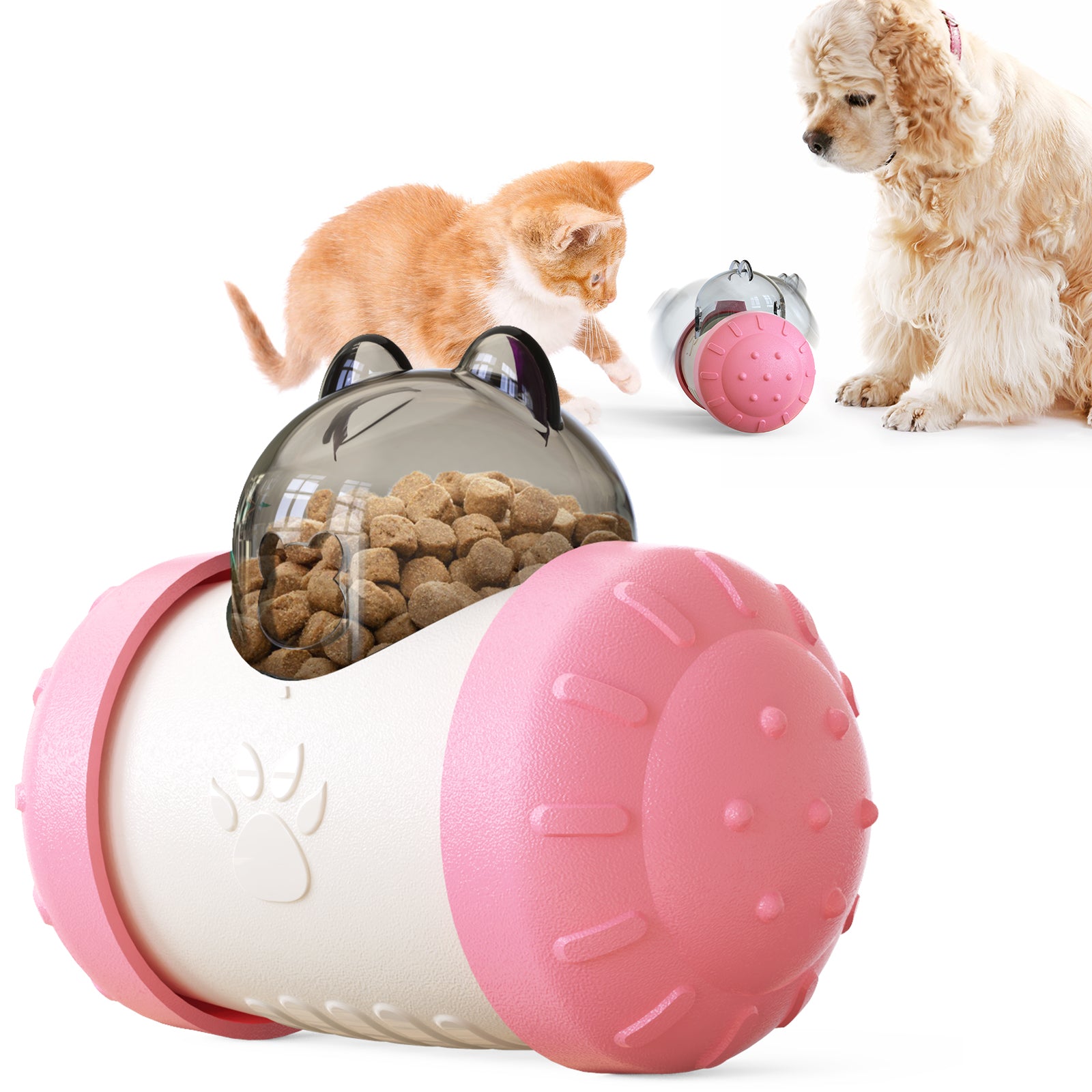 Wobble Feeder Ball – Interactive Food-Dispensing Toy for Dogs
