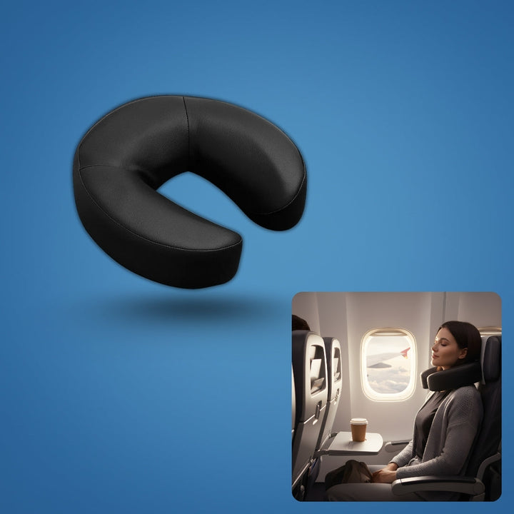 Neck Pain Relief – Ergonomic U-Shape Support – Lightweight Comfort for Flights & Long Journeys Bowlift