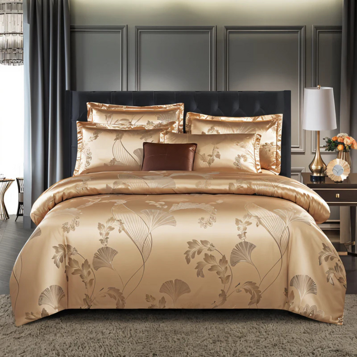 BowLift | Lovely Satin Duvet Cover with Floral Print