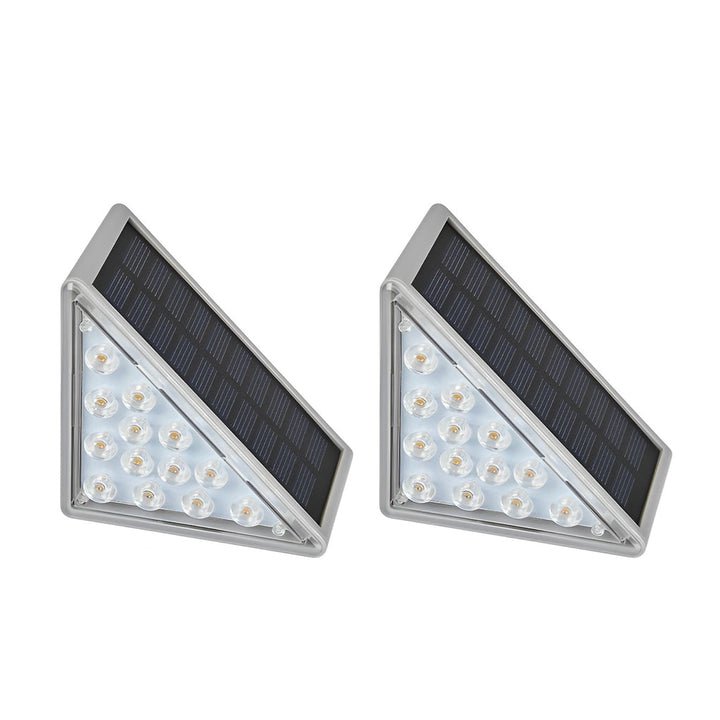 Triangular Intelligent Waterproof LED Solar Outdoor Step Lighting | Bowlift