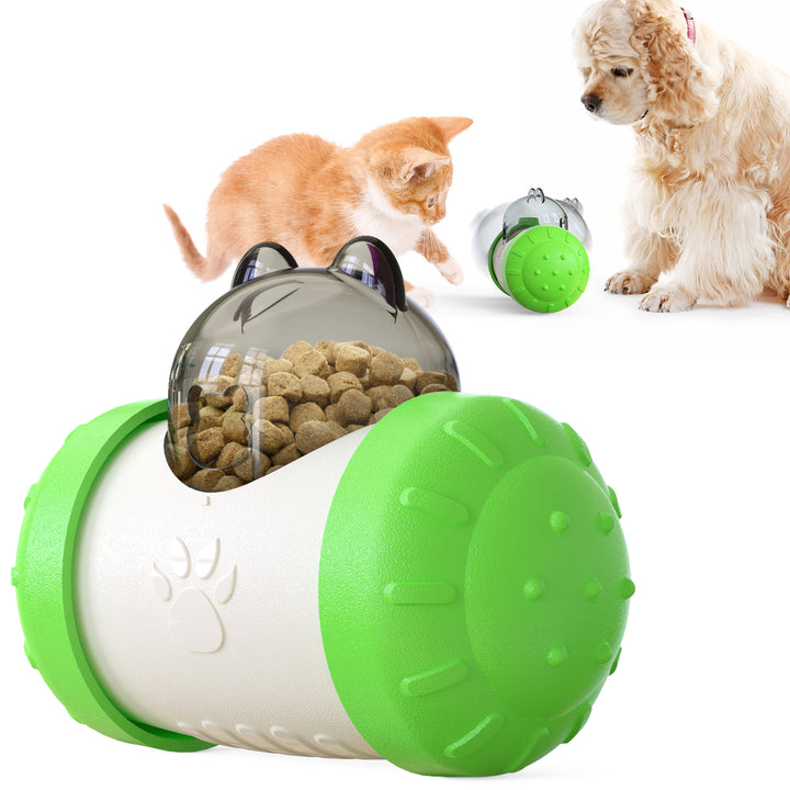 Wobble Feeder Ball – Interactive Food-Dispensing Toy for Dogs