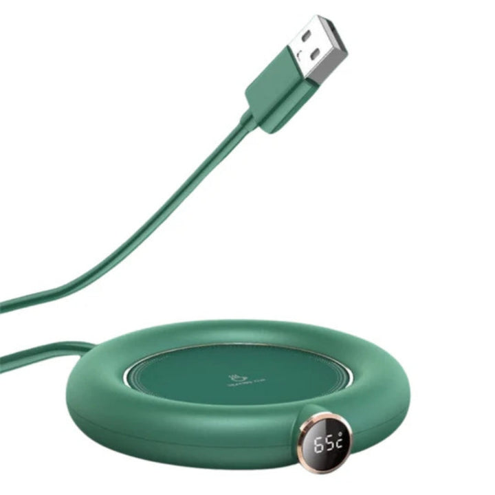 USB Hot Drink Holder with LED Display for Perfectly Tempered Drinks Bowlift
