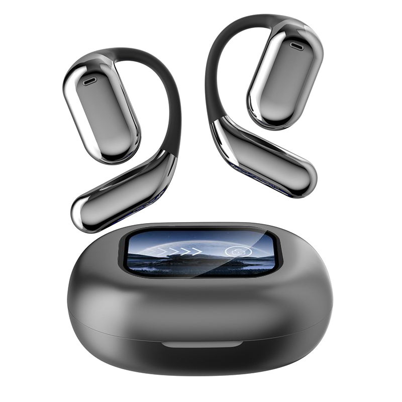 BowLift | LCD Open-Ear Wireless Bluetooth Earbuds