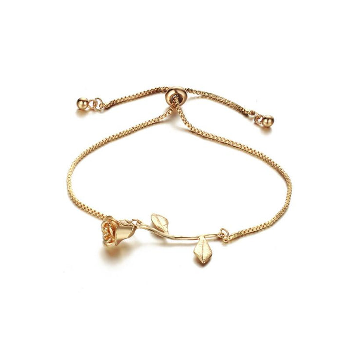 BowLift | Rose Flower Charm Bracelet