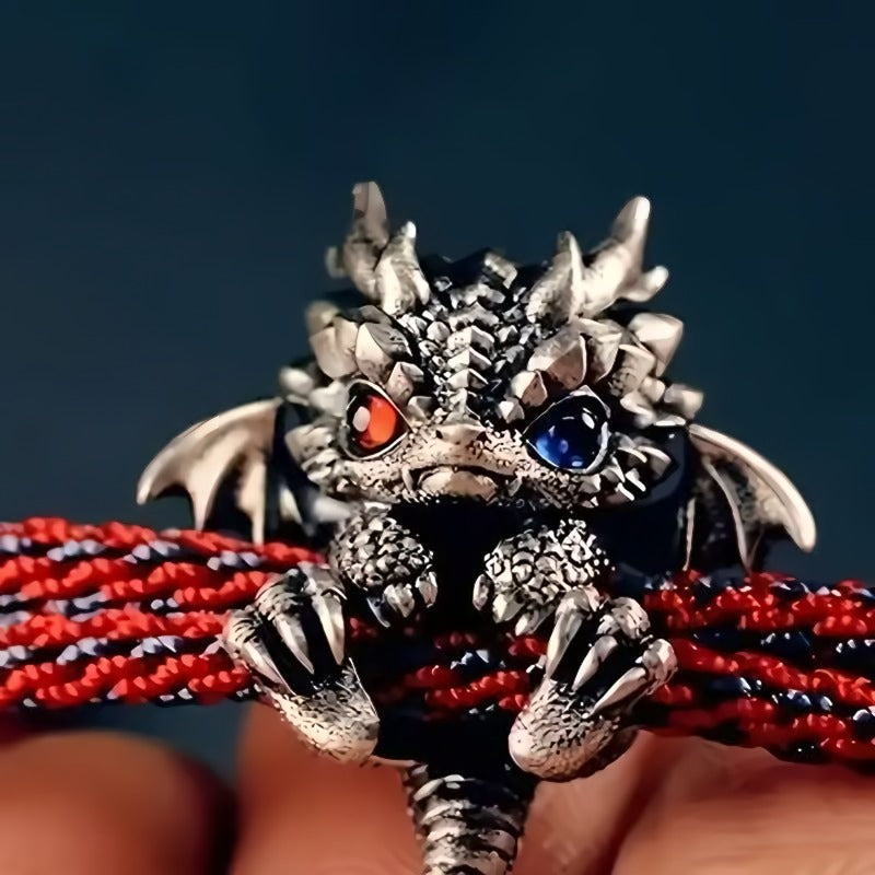 BowLift | Cute Silver Dragon Bracelet